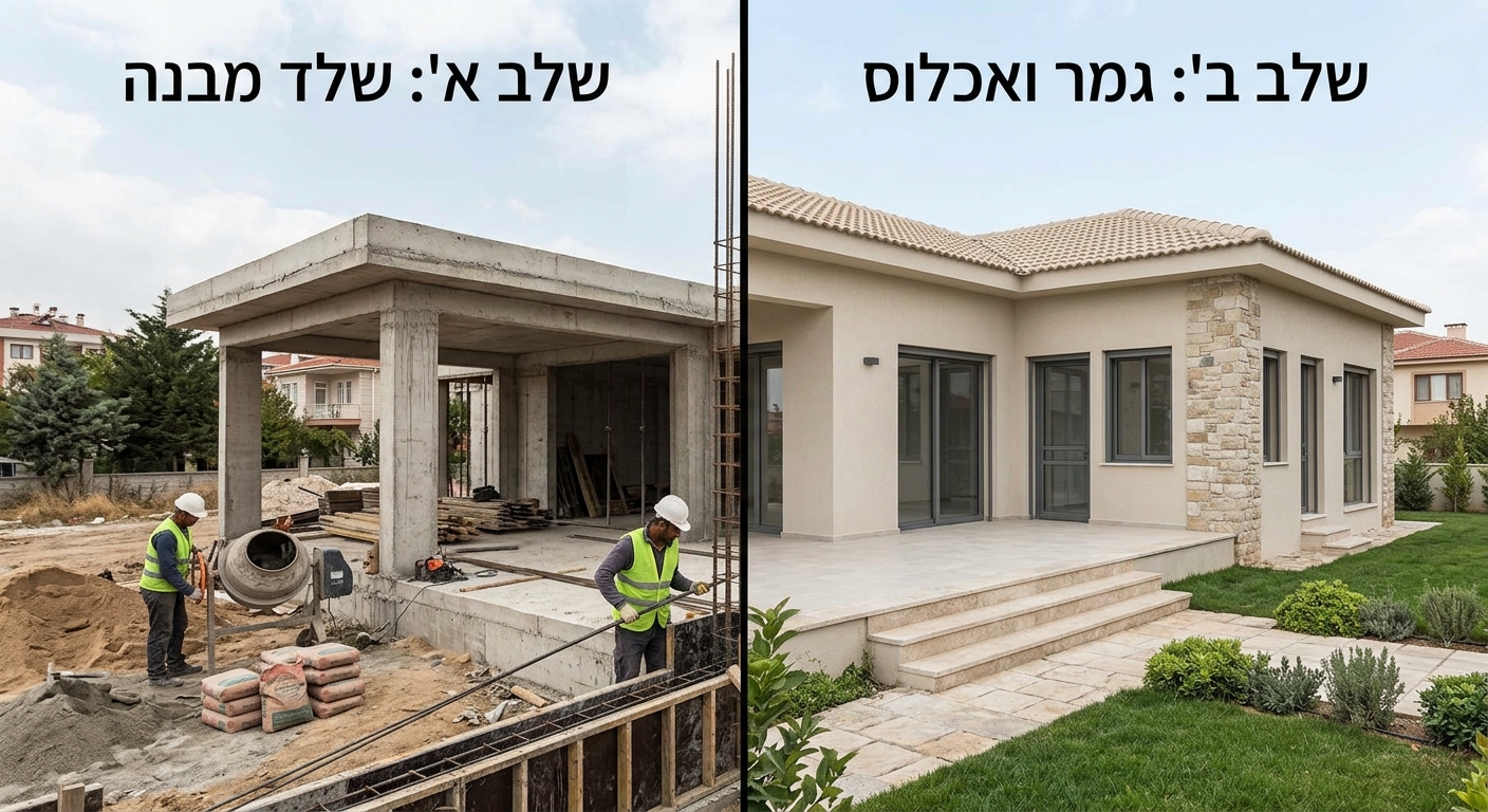 עבודת שלד ובניה בנתניה והשרון
